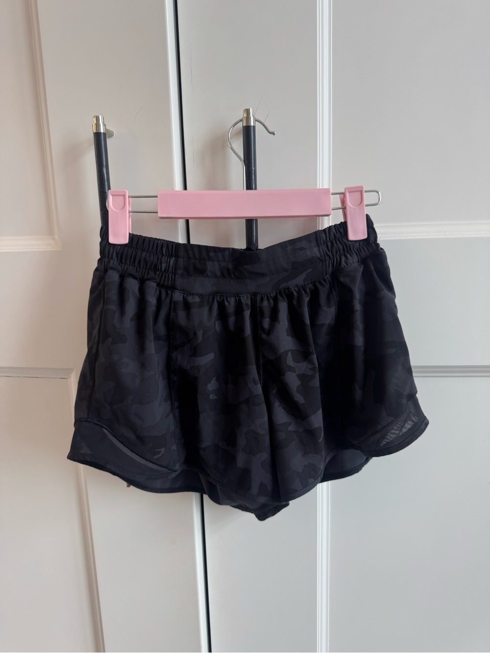 lululemon athletica Black Camo Run Shorts